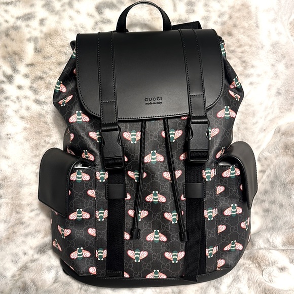 🎒GUCCI GG SUPREME BESTIARY BACKPACK!✨BRAND NEW✨LIMITED EDITION!! NWOT! UNISEX! - Picture 1 of 11